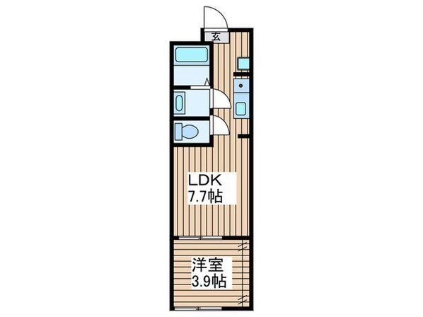 Ｅｒｆｏｌｇ鳩ケ谷の物件間取画像